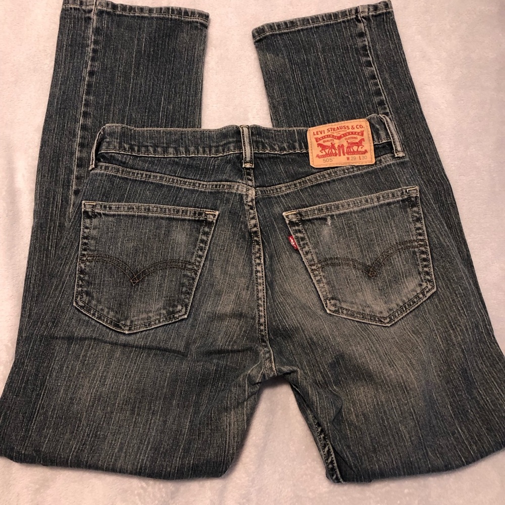 Mens Levi Jeans blue/black wash 30 instead 29 waist